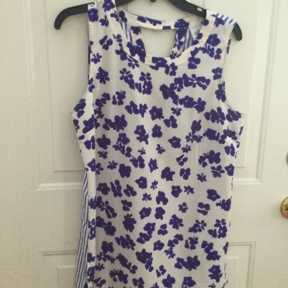 Cabi purple flora blouse